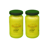 100% Natural Pure Cow Ghee By Cultiway Organics | Delicious & Nutrients Protein Fiber Healthy Desi Ghee Good For Desserts | 350ml (175ml * 2) 11.8 Ounce | Jar Pack